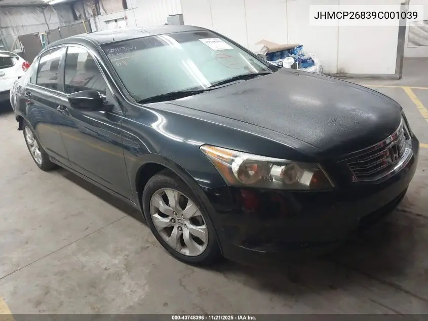 JHMCP26839C001039 2009 Honda Accord 2.4 Ex-L