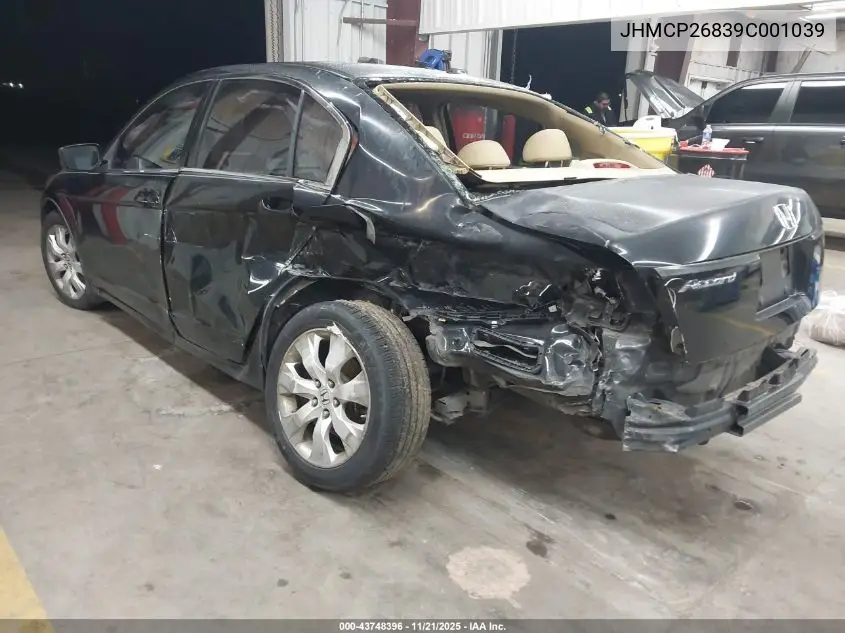 JHMCP26839C001039 2009 Honda Accord 2.4 Ex-L