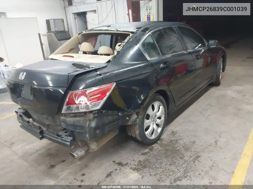 JHMCP26839C001039 2009 Honda Accord 2.4 Ex-L