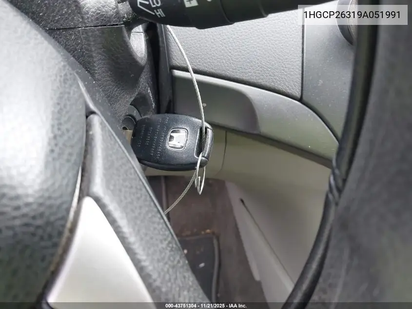 1HGCP26319A051991 2009 Honda Accord 2.4 Lx