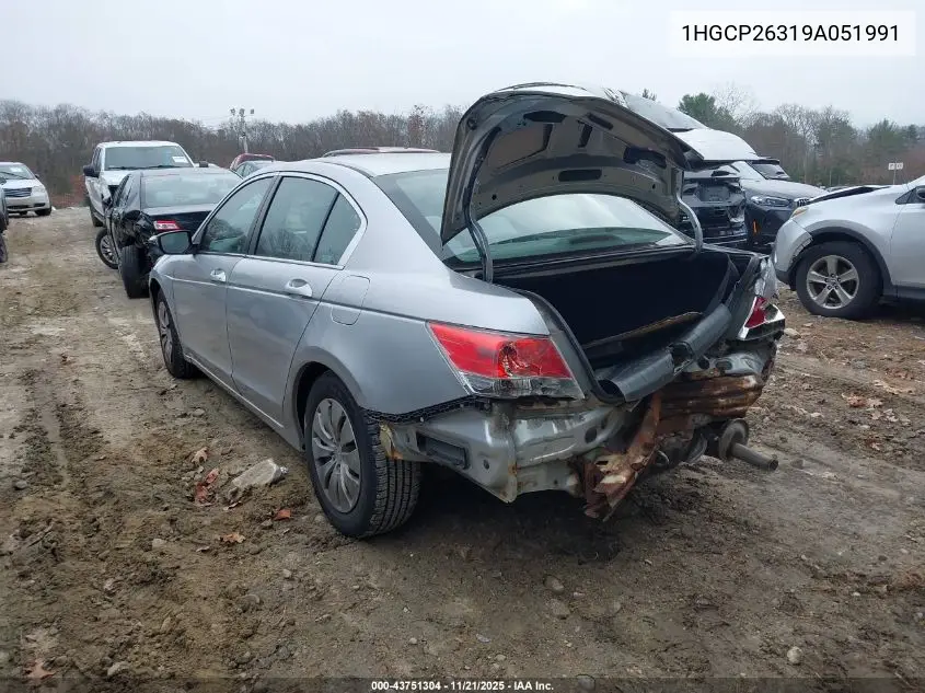 1HGCP26319A051991 2009 Honda Accord 2.4 Lx