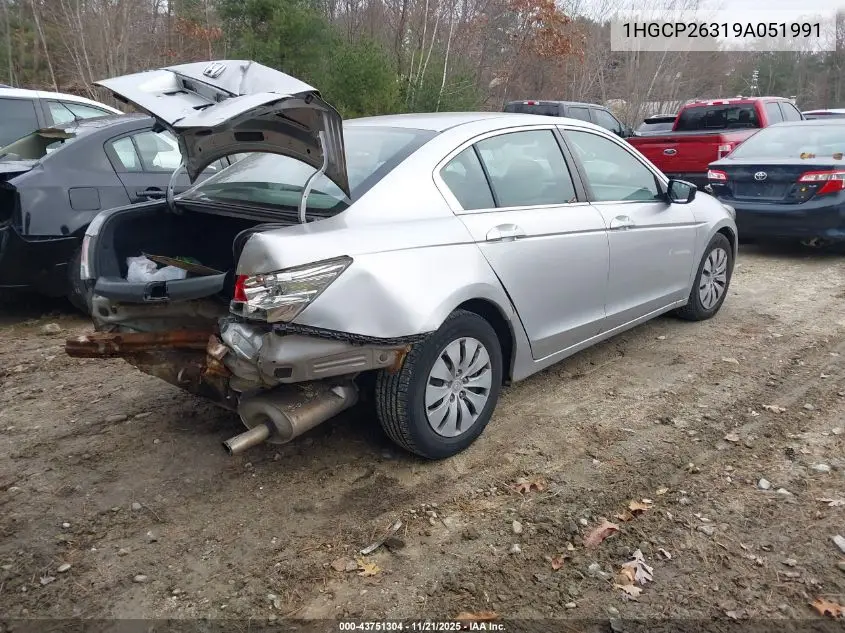 1HGCP26319A051991 2009 Honda Accord 2.4 Lx