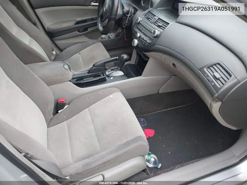 1HGCP26319A051991 2009 Honda Accord 2.4 Lx