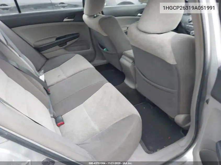 1HGCP26319A051991 2009 Honda Accord 2.4 Lx