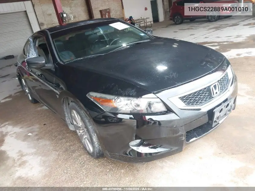 1HGCS22889A001010 2009 Honda Accord 3.5 Ex-L