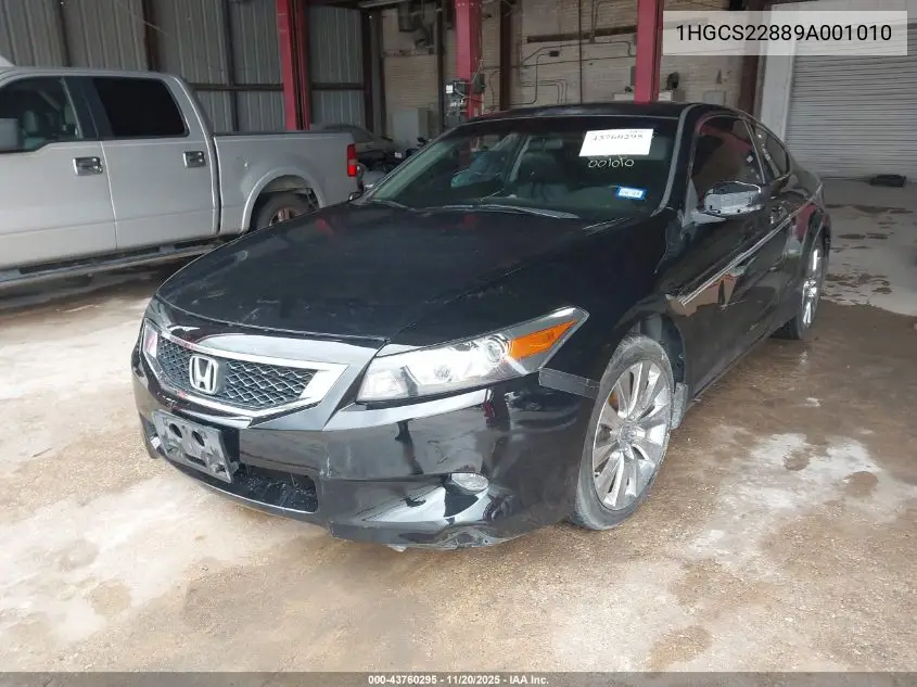 1HGCS22889A001010 2009 Honda Accord 3.5 Ex-L
