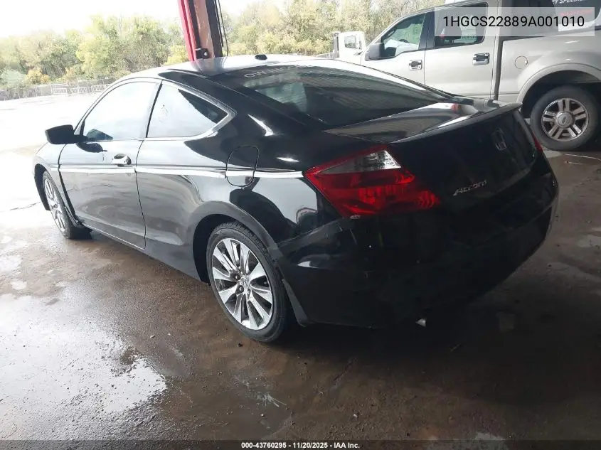 1HGCS22889A001010 2009 Honda Accord 3.5 Ex-L