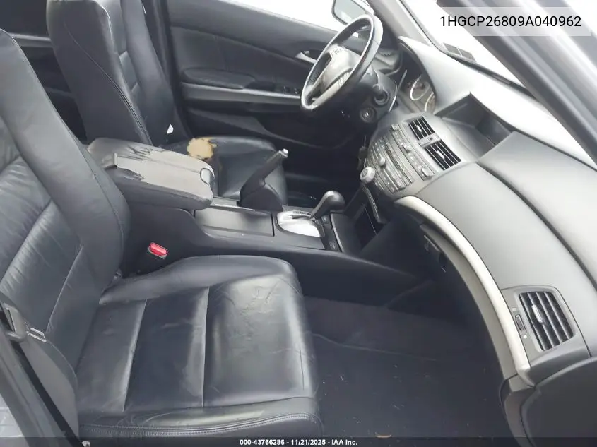 1HGCP26809A040962 2009 Honda Accord 2.4 Ex-L