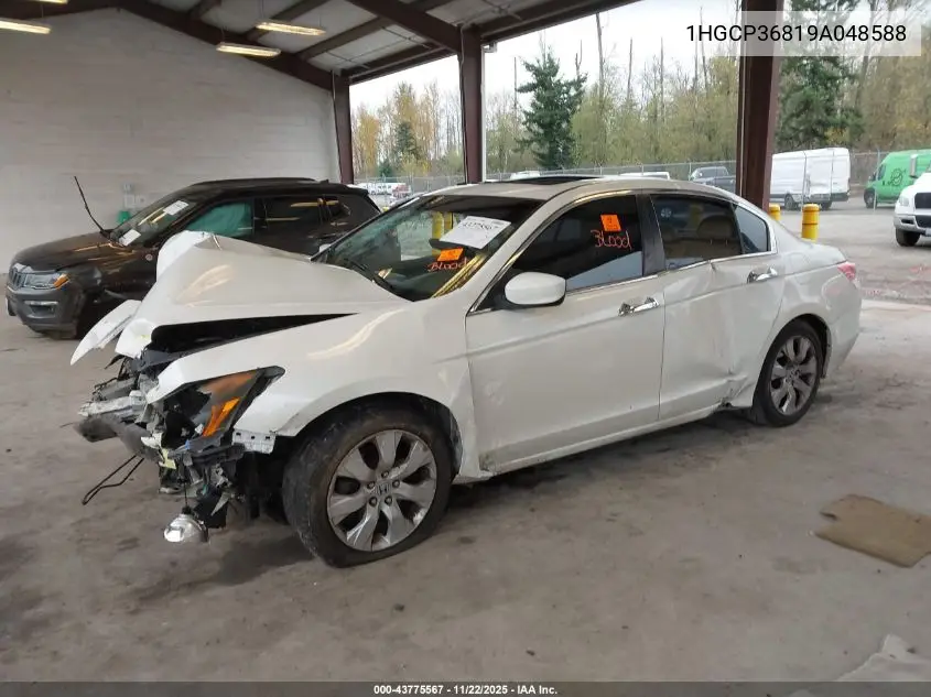 1HGCP36819A048588 2009 Honda Accord 3.5 Ex-L