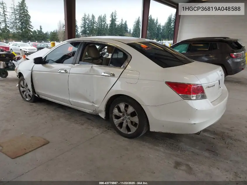 1HGCP36819A048588 2009 Honda Accord 3.5 Ex-L