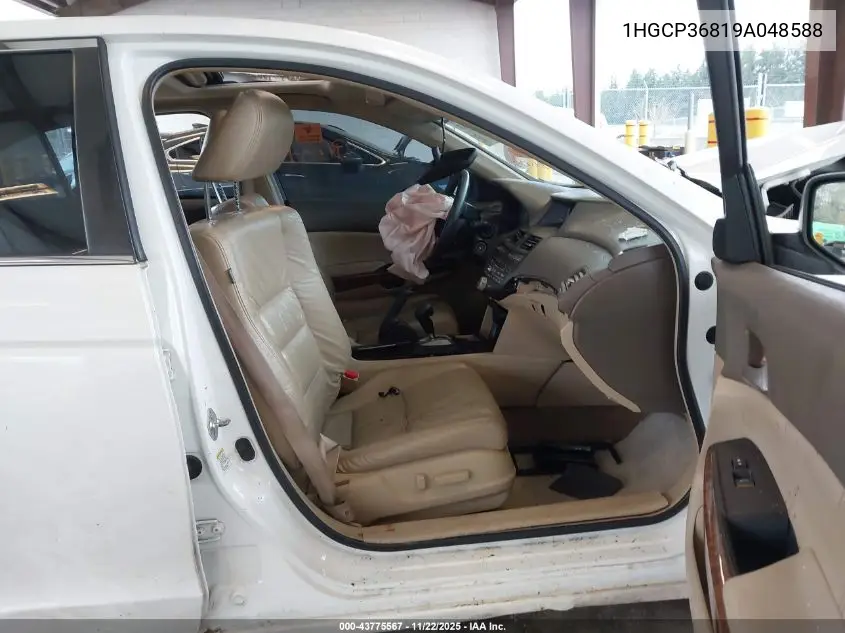 1HGCP36819A048588 2009 Honda Accord 3.5 Ex-L