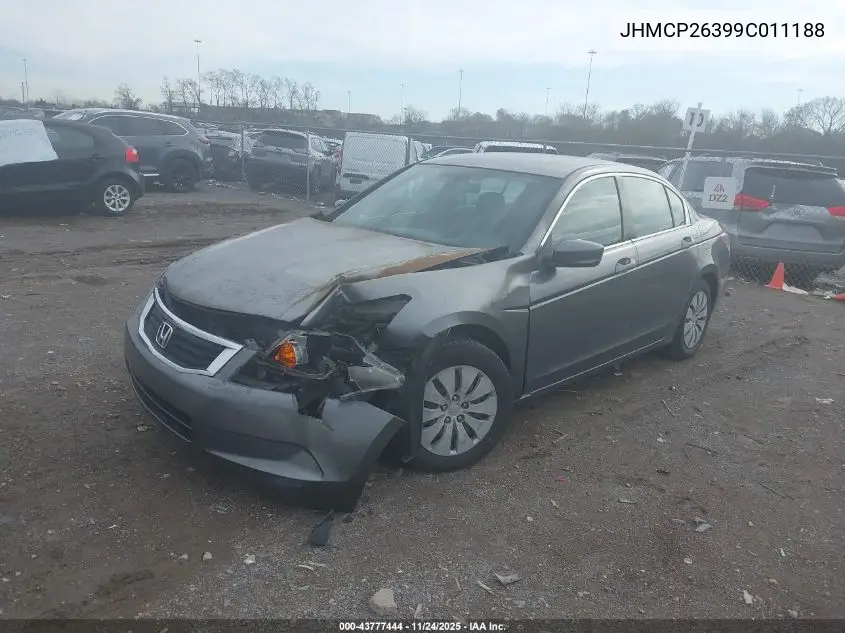 JHMCP26399C011188 2009 Honda Accord 2.4 Lx