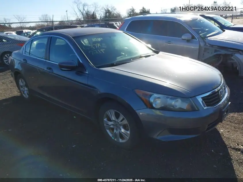 1HGCP264X9A032221 2009 Honda Accord 2.4 Lx-P