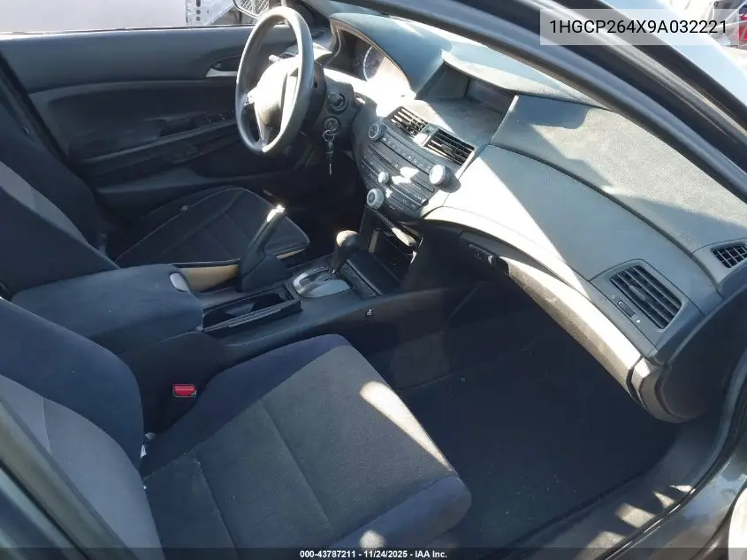 1HGCP264X9A032221 2009 Honda Accord 2.4 Lx-P
