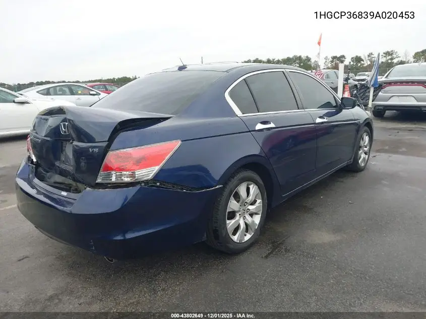 1HGCP36839A020453 2009 Honda Accord 3.5 Ex-L