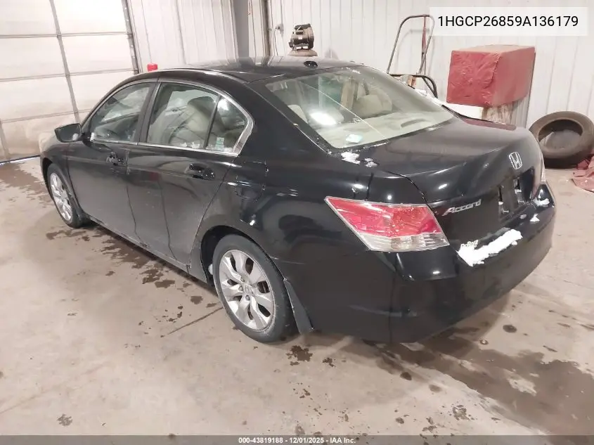 1HGCP26859A136179 2009 Honda Accord 2.4 Ex-L