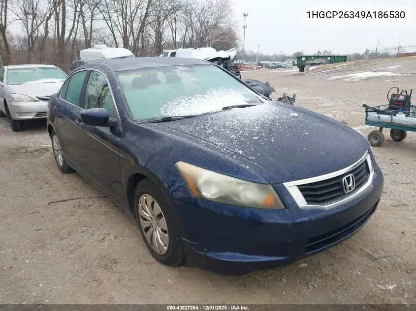 1HGCP26349A186530 2009 Honda Accord 2.4 Lx