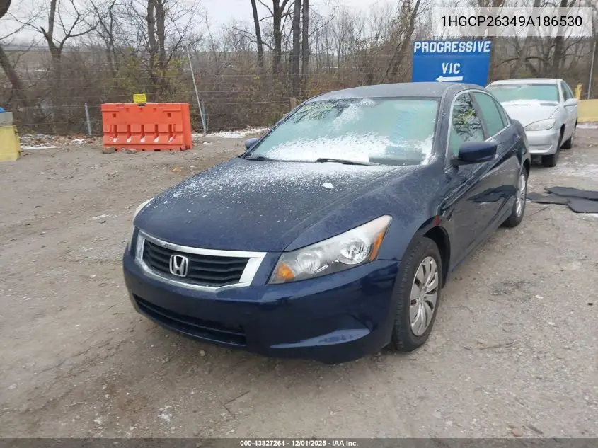 1HGCP26349A186530 2009 Honda Accord 2.4 Lx