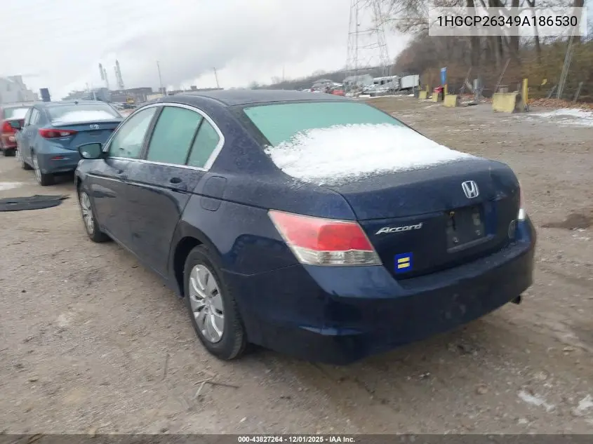 1HGCP26349A186530 2009 Honda Accord 2.4 Lx