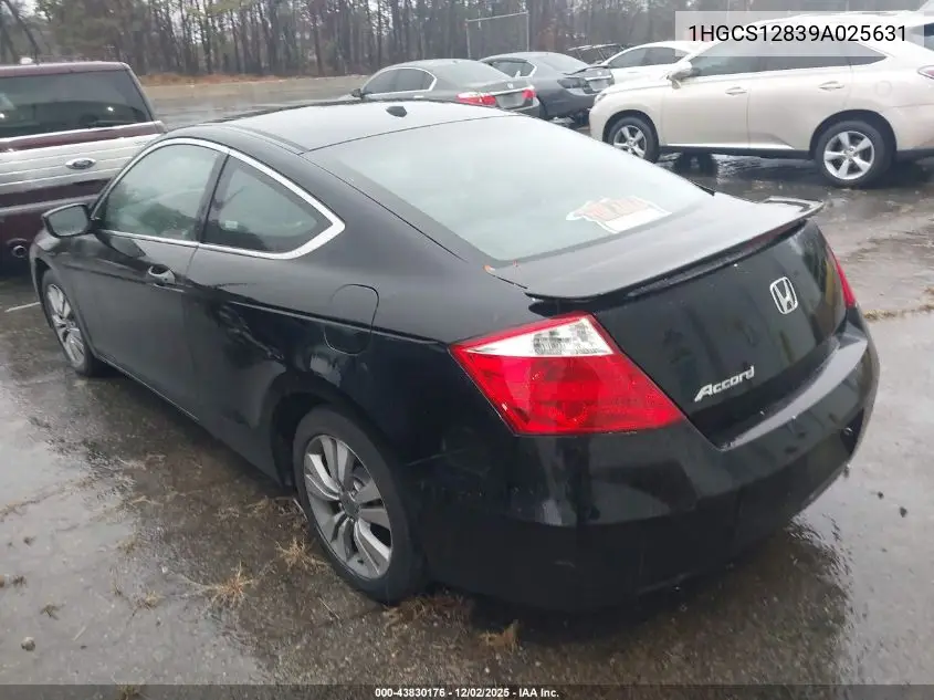 1HGCS12839A025631 2009 Honda Accord 2.4 Ex-L