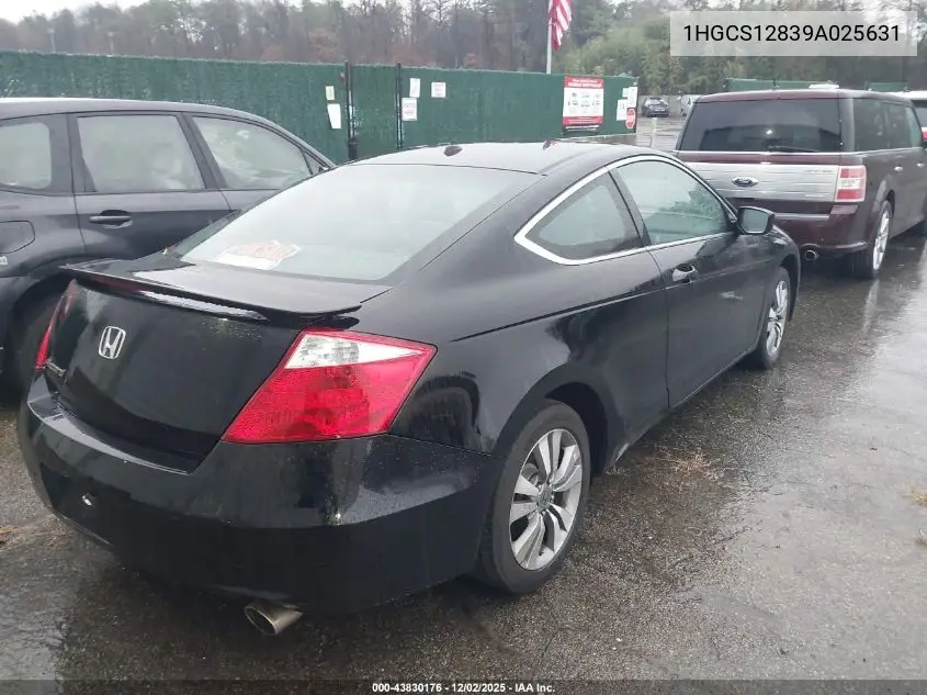 1HGCS12839A025631 2009 Honda Accord 2.4 Ex-L