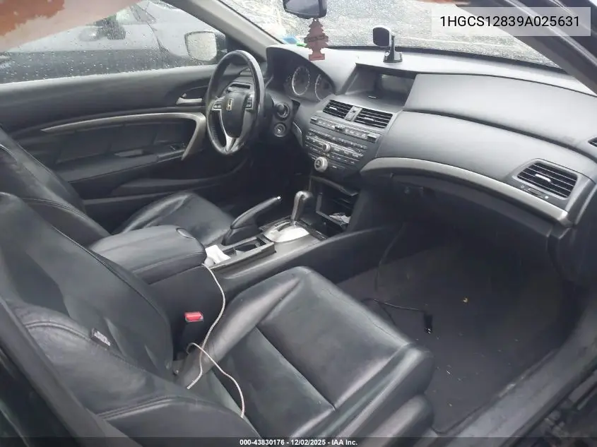 1HGCS12839A025631 2009 Honda Accord 2.4 Ex-L