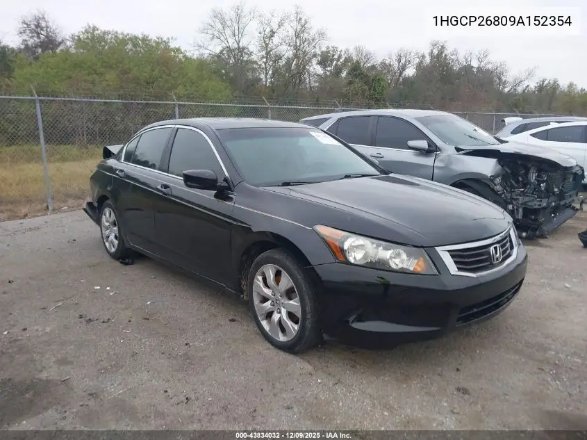 1HGCP26809A152354 2009 Honda Accord 2.4 Ex-L