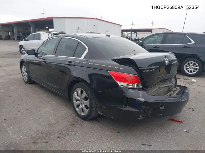 1HGCP26809A152354 2009 Honda Accord 2.4 Ex-L