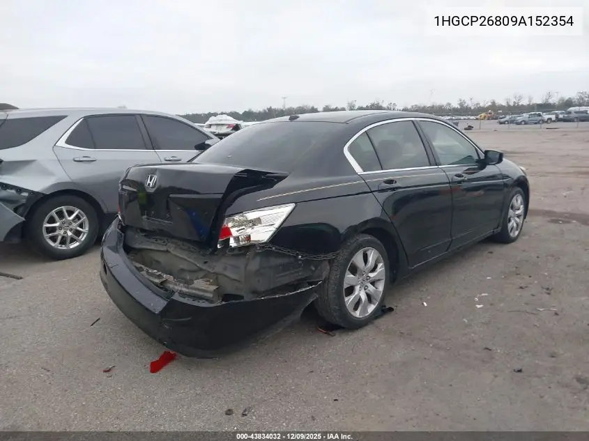 1HGCP26809A152354 2009 Honda Accord 2.4 Ex-L
