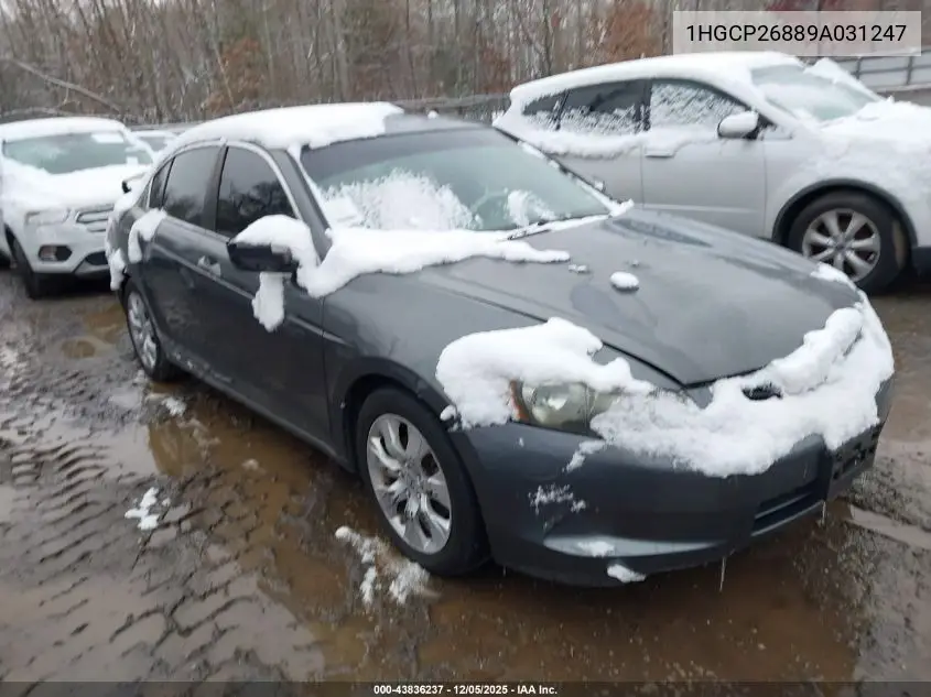 1HGCP26889A031247 2009 Honda Accord 2.4 Ex-L