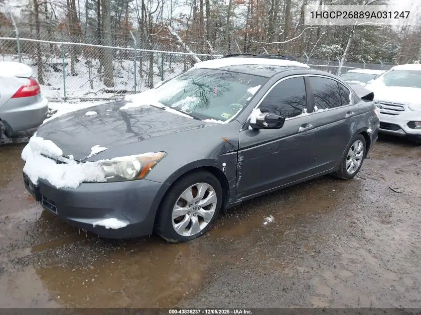 1HGCP26889A031247 2009 Honda Accord 2.4 Ex-L