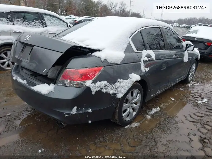 1HGCP26889A031247 2009 Honda Accord 2.4 Ex-L
