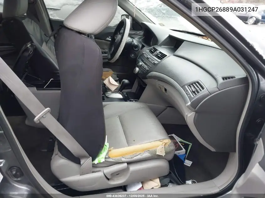 1HGCP26889A031247 2009 Honda Accord 2.4 Ex-L