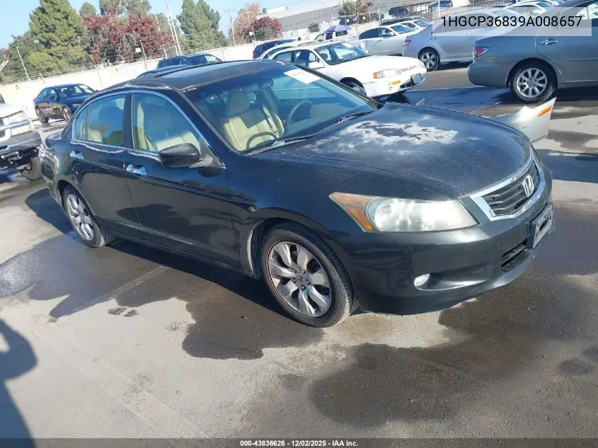 1HGCP36839A008657 2009 Honda Accord 3.5 Ex-L