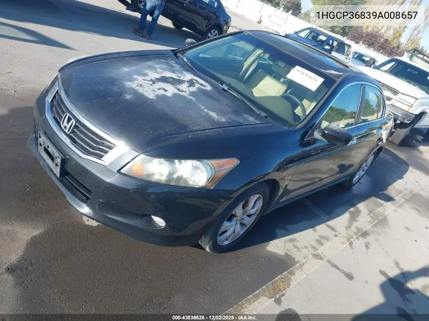 1HGCP36839A008657 2009 Honda Accord 3.5 Ex-L