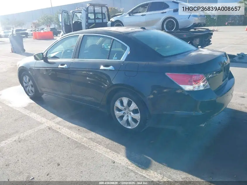 1HGCP36839A008657 2009 Honda Accord 3.5 Ex-L
