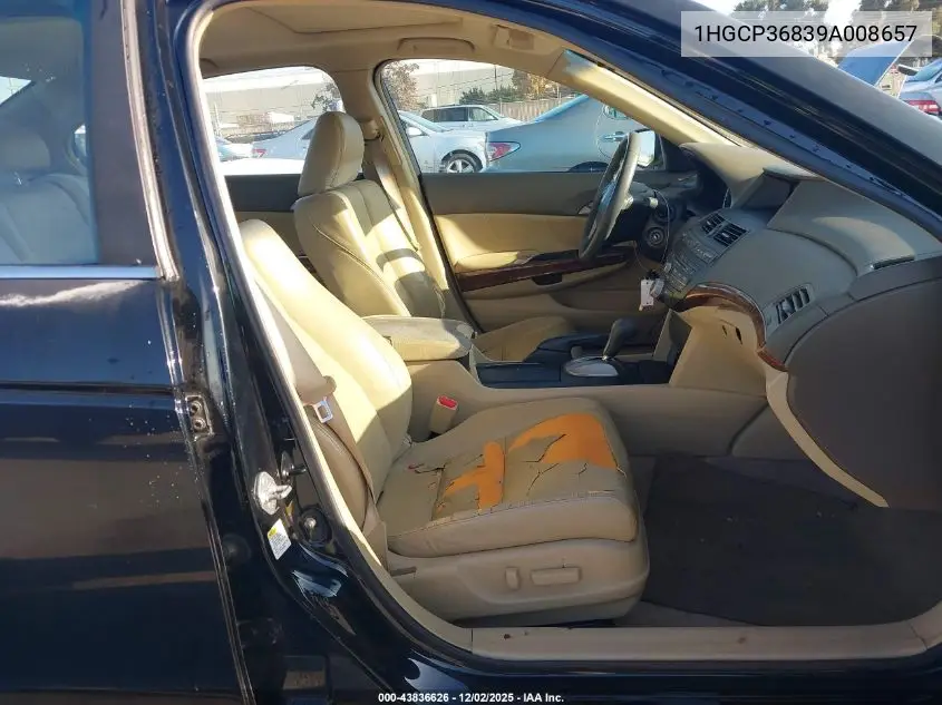 1HGCP36839A008657 2009 Honda Accord 3.5 Ex-L