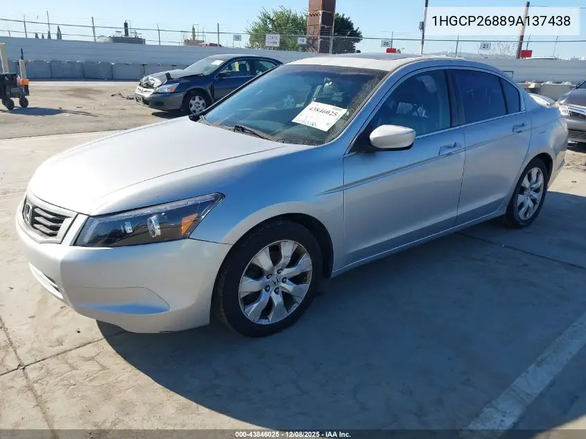 1HGCP26889A137438 2009 Honda Accord 2.4 Ex-L