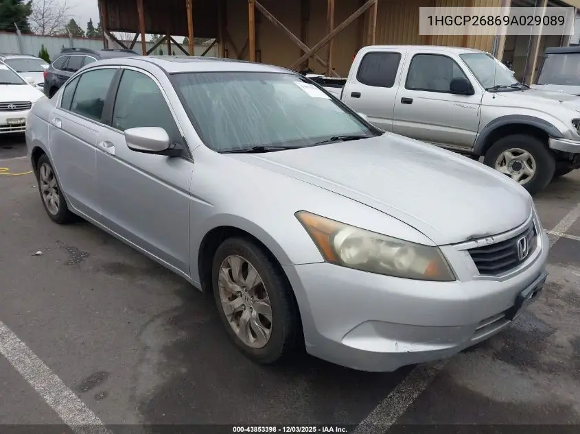 1HGCP26869A029089 2009 Honda Accord 2.4 Ex-L