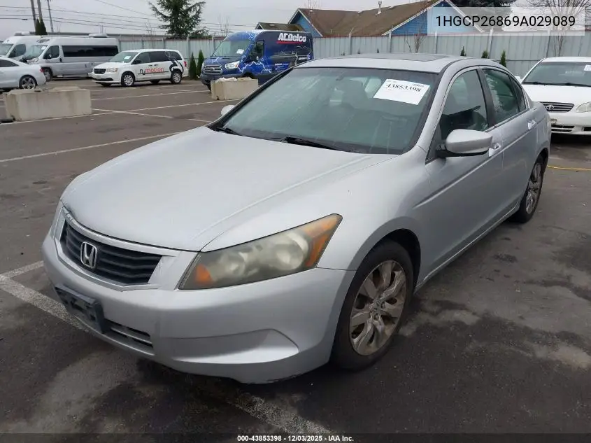 1HGCP26869A029089 2009 Honda Accord 2.4 Ex-L
