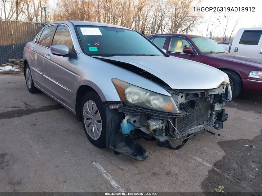 1HGCP26319A018912 2009 Honda Accord 2.4 Lx