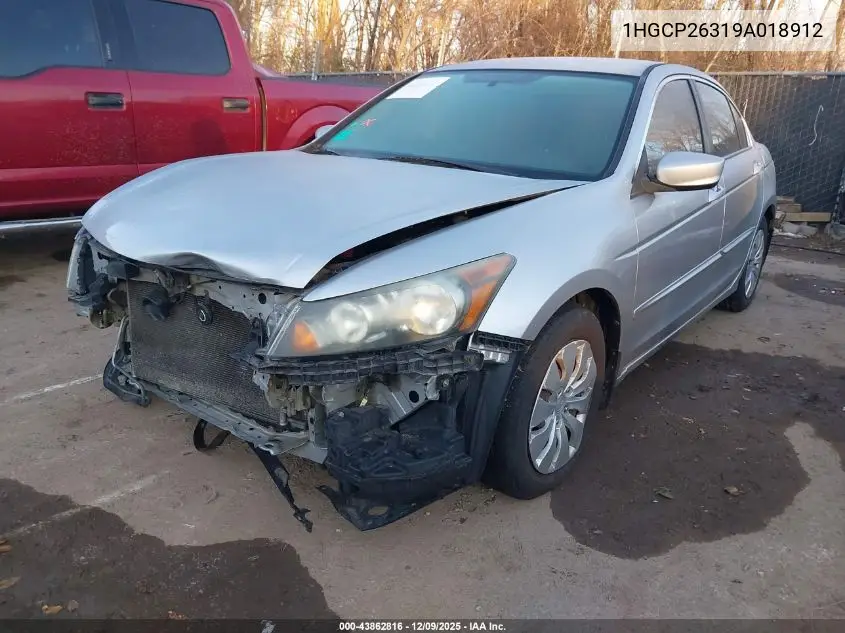 1HGCP26319A018912 2009 Honda Accord 2.4 Lx