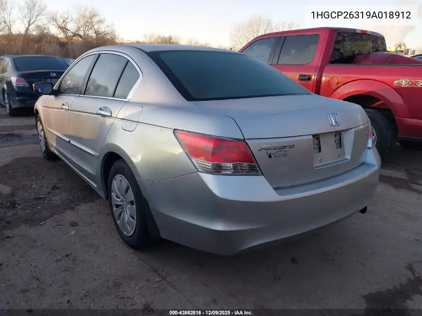 1HGCP26319A018912 2009 Honda Accord 2.4 Lx