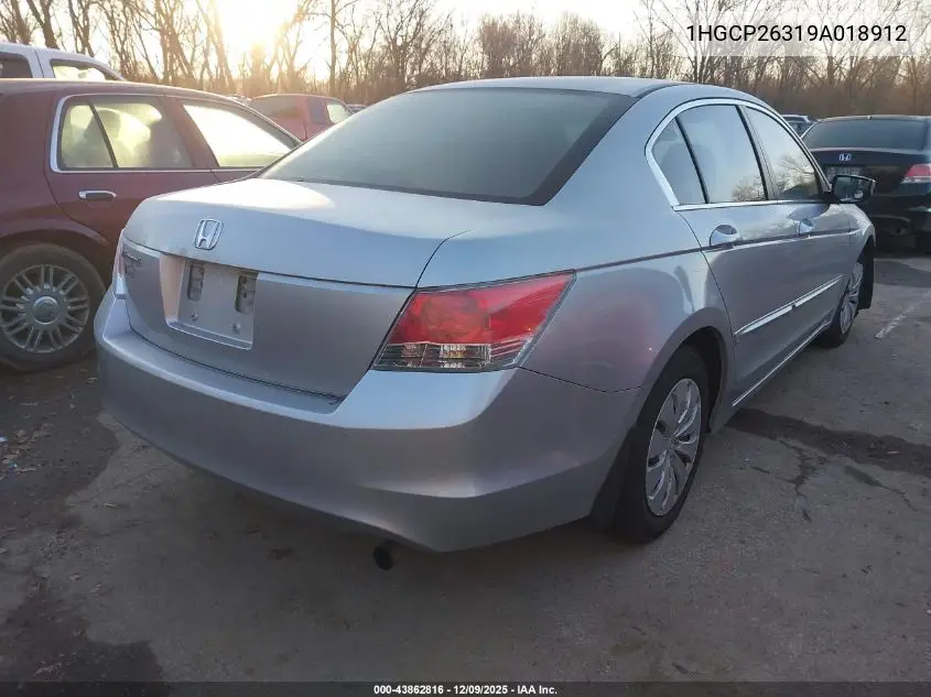 1HGCP26319A018912 2009 Honda Accord 2.4 Lx
