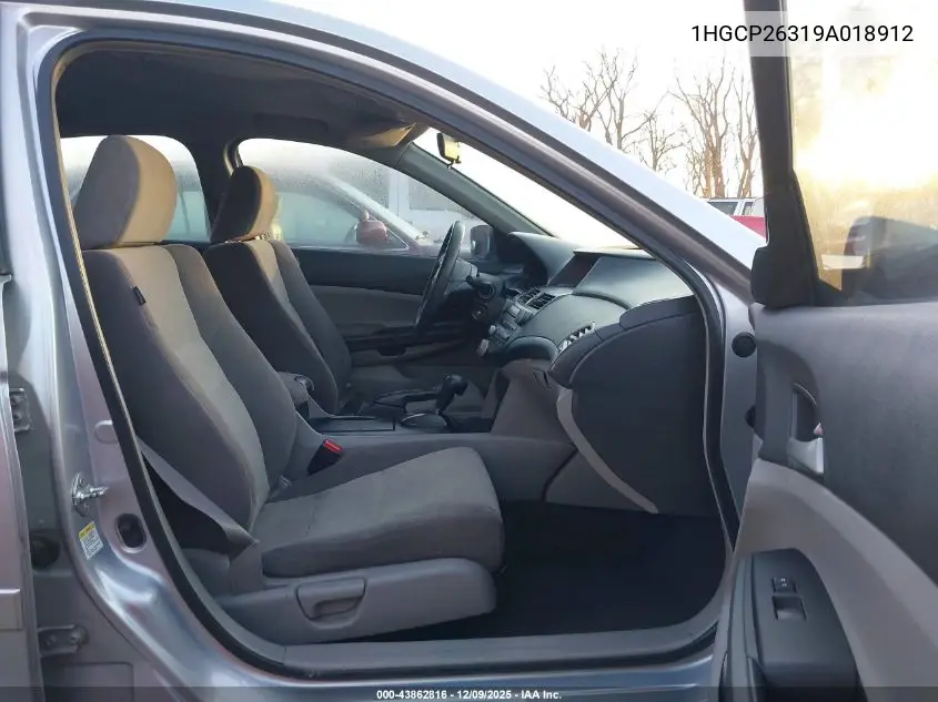 1HGCP26319A018912 2009 Honda Accord 2.4 Lx