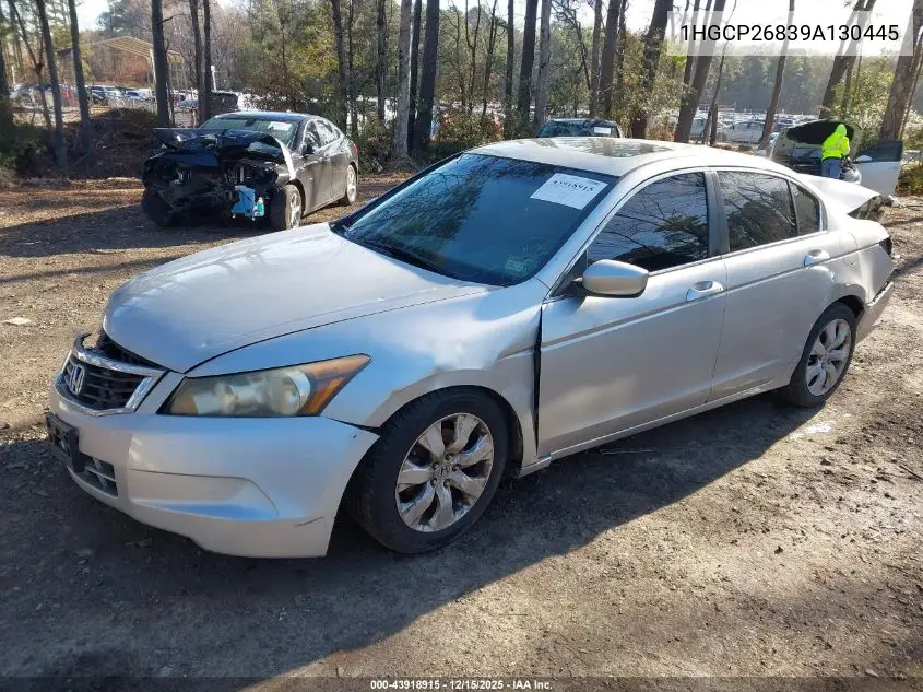 1HGCP26839A130445 2009 Honda Accord 2.4 Ex-L