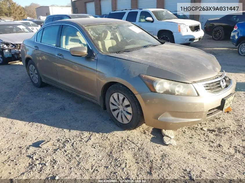 1HGCP263X9A031447 2009 Honda Accord 2.4 Lx