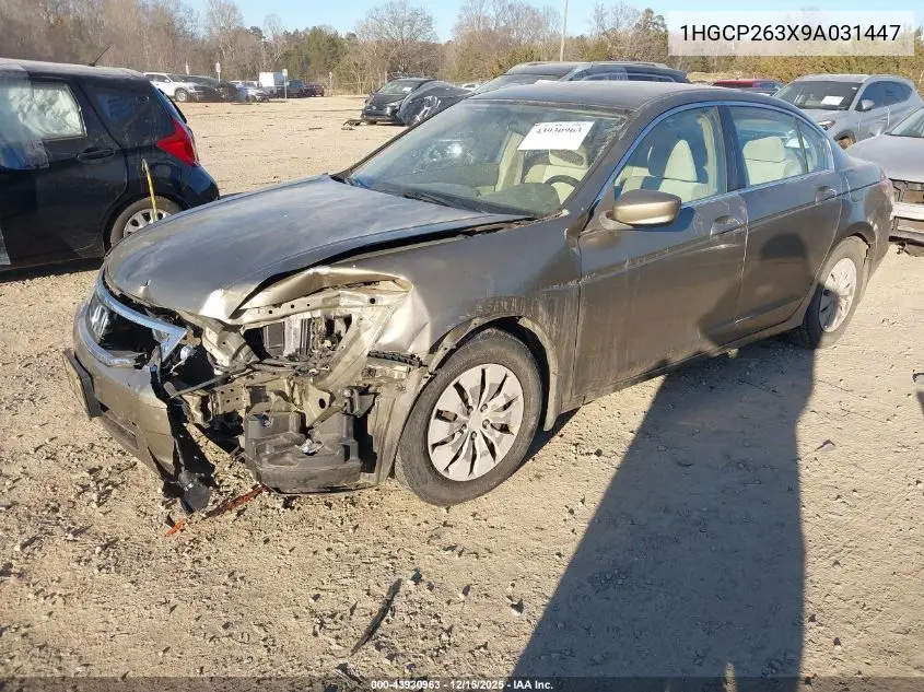 1HGCP263X9A031447 2009 Honda Accord 2.4 Lx