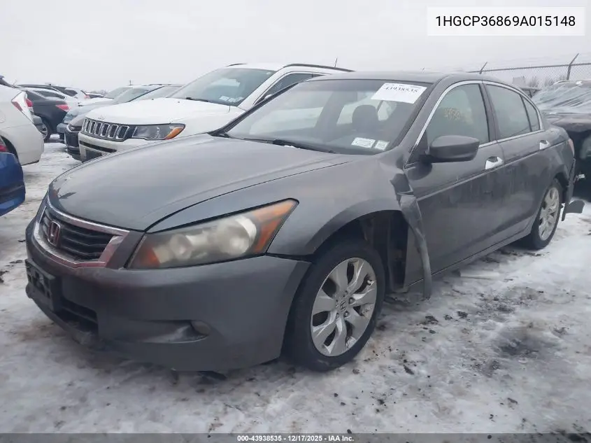1HGCP36869A015148 2009 Honda Accord 3.5 Ex-L