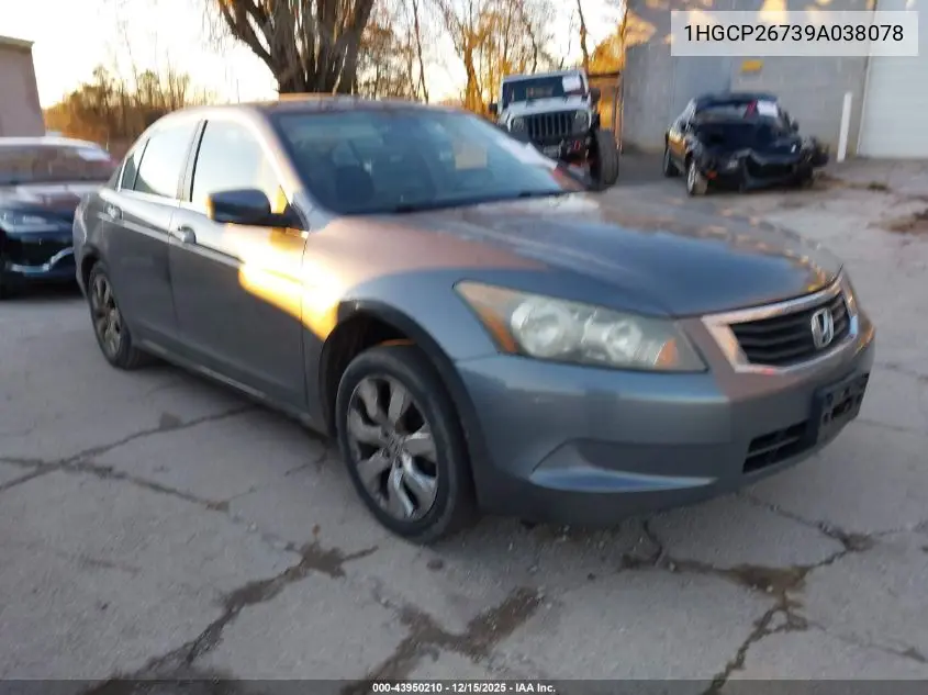 1HGCP26739A038078 2009 Honda Accord 2.4 Ex